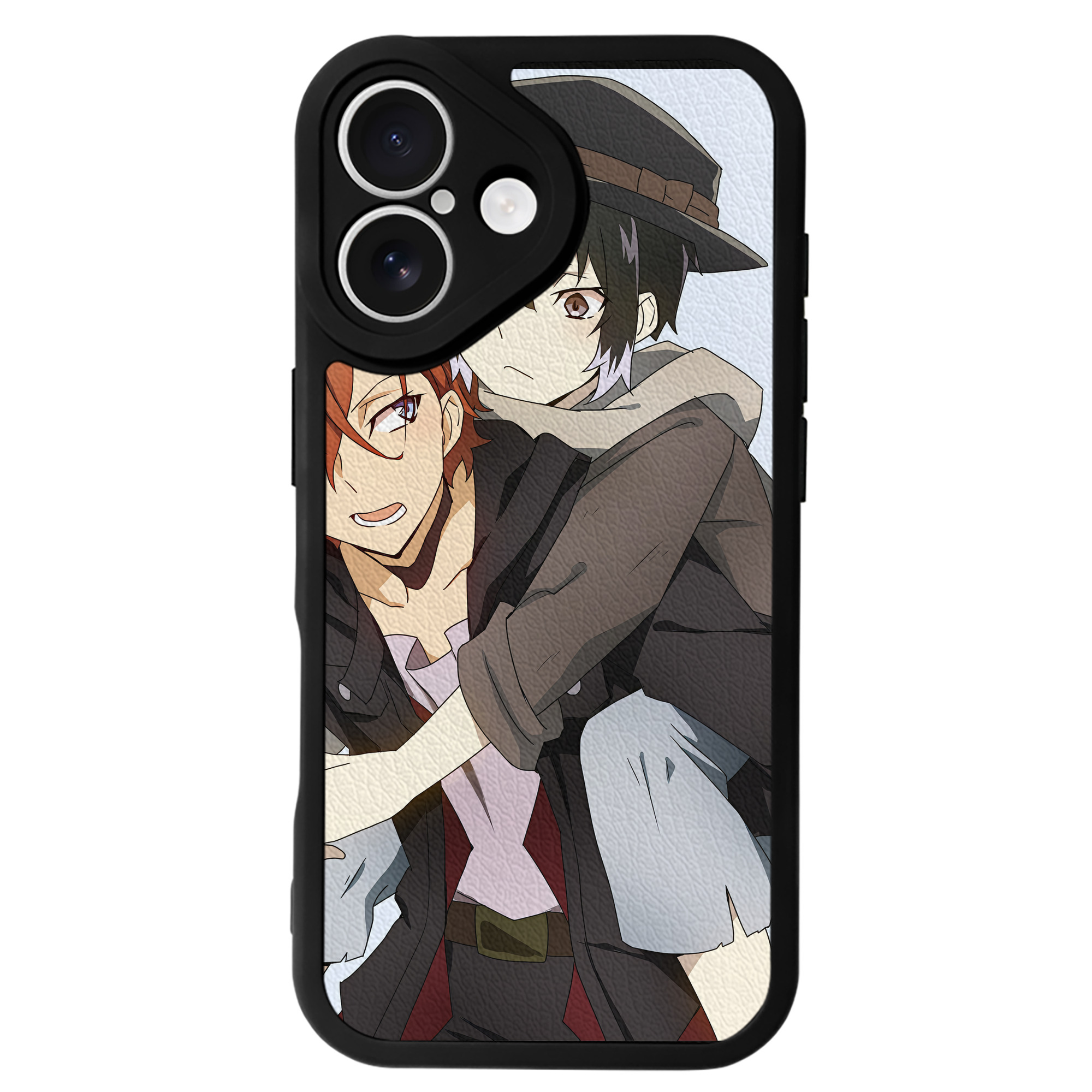（画像用） 文豪ストレイドッグス Bungo Stray Dogs 【iPhone 16シリーズ対応】シリコンスマホケース（レザー調） 材質：シリコン